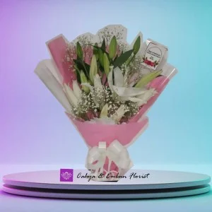 Hand Bouquet Kasablanka Putih #145054
