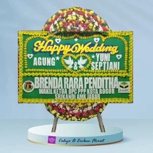 Bunga Papan Pernikahan #064507