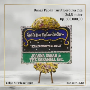 Bunga Papan Duka Cita 2x1.5m Model BP-1781515110018