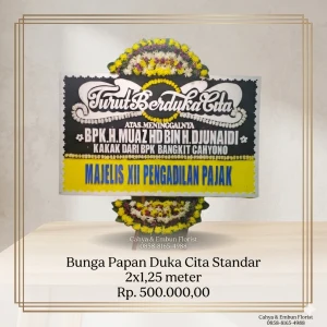 Bunga Papan Duka Cita 2x1.25m Model BP-1781583848346
