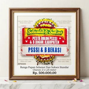 Bunga Papan Selamat & Sukses 2x1.25m Model BP-1781512128560